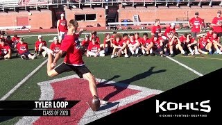 4 Ranked Kicker in America  Tyler Loop  Kohls Kicking Camps [upl. by Gish203]