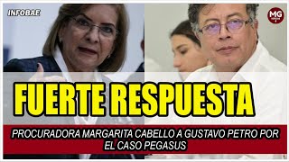 📢 FUERTE RESPUESTA MARGARITA CABELLO A PETRO POR PEGASUS [upl. by Haissi]