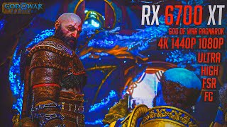 God Of War  Ragnarok  i512400F  RX 6700 XT  Benchmarking Live  godofwarragnarokpc [upl. by Einre]