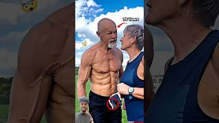 70 YEARS OLD MAN INSANE PHYSIQUE 🤯 shorts short shortvideo shortsfeed [upl. by Anuat]