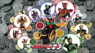 all henshin kamen riders ooo [upl. by Cogen]