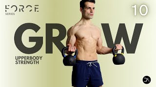 Kettlebell UPPER BODY STRENGTH Workout  Muscle Building  Force Series DanielPT [upl. by Reivax]