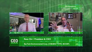 CEORoadshow Interview with Ross Orr President amp CEO of Bactech Environmental Corp [upl. by Delahk]