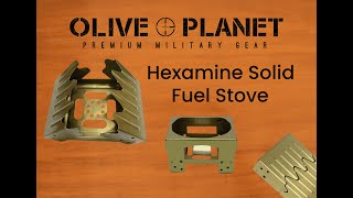 Hexamine Solid Fuel Stove [upl. by Kimura141]