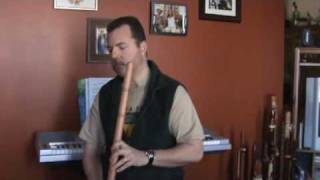 The Anasazi style flute The Major scale [upl. by Puklich]