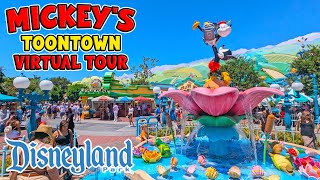 A Guide to Mickeys Toontown  Full Virtual Tour  Disneyland California Sep 2024 4K [upl. by Oshinski]