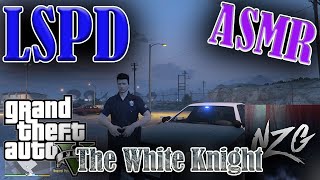 ASMR Grand Theft Auto 5 LSPDFR The White Knight  Whisper 💤  Gum Chewing 🍬 relaxing 😴 [upl. by Ymmit]