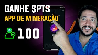 APP DE MINERAÇÃO COM AIRDROP  GANHE PTS NO WALBI [upl. by Thea]