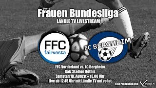 LIVE FFC Vorderland vs FC Bergheim [upl. by Deena]