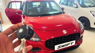 Maruti Suzuki Swift 2024 vxi model  update￼ features ￼price… Maruti Suzuki Swift red colour ￼ [upl. by Yc170]