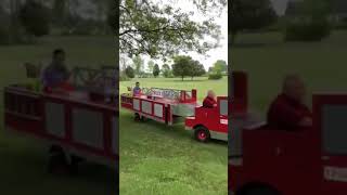 Fireman builds tiller truck with fully functional rear steering to train his daughters  990751 [upl. by Fontes]