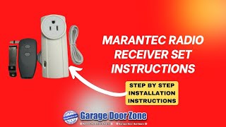 Marantec 75424 Radio Receiver Installation Instructions  Step by Step Instructions Under 3 Minutes [upl. by Mayworm566]