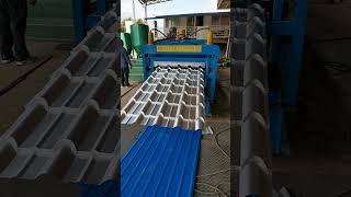 A real and reliable factory has manufactured a real and reliable color steel tile press machine [upl. by Burrell]