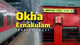 Okha  Ernakulam express  Train journey  Sleeper class [upl. by Acined101]