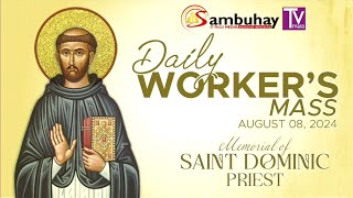 Sambuhay TV Mass  August 8 2024  Memorial of St Dominic [upl. by Smalley]