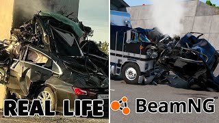 Accidents Based on Real Life Incidents  Beamngdrive  10 [upl. by Clarence]