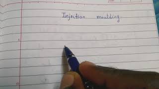 INJECTION MOULDING PROCESS EXPLANATION IN HINDI [upl. by Kieran]