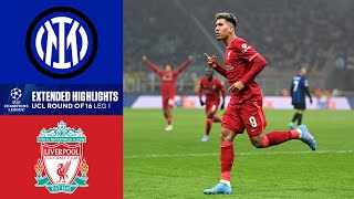 Inter Milan vs Liverpool Extended Highlights  UCL Round of 16  Leg 1  CBS Sports Golazo [upl. by Becki]