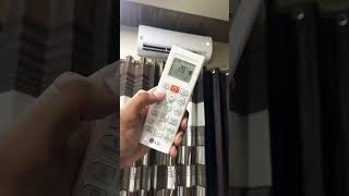 How to use cooling mode to heater mode on LG air conditioner remote setting video ytshorts viral [upl. by Quartana]