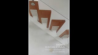 Escalera metálica con pasos de madera [upl. by Tugman]