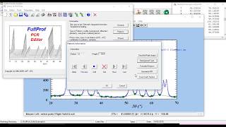 FullProf Software Rietveld Refinement [upl. by Ebocaj41]