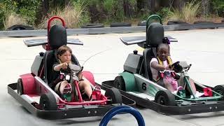 Sawyer and Lincoln Go Karts  Frankie’s Fun park 050425 [upl. by Emily]