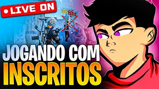 🔴FREE FIRE AO VIVO 🟣JOGANDO COM INSCRITOS 🟣RUMO AO DESAFIANTE🔴 [upl. by Harald]