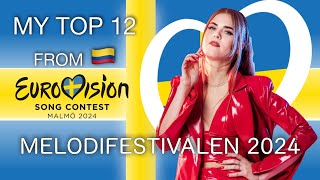 Eurovision 2024 Melodifestivalen Top12 [upl. by Warram635]