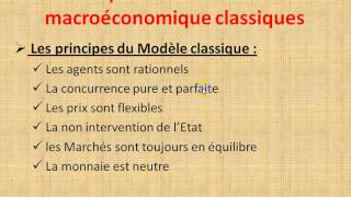 Macroéconomie S2 partie 8 quot le modèle macroéconomique classique 15 quot [upl. by Sabine]