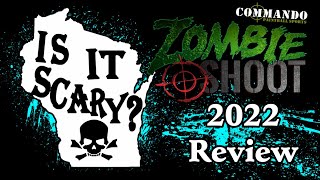 Zombie Shoot 2022 Wisconsin Haunted Attraction Review Is It Scary Wisconsin Zombus at Commando [upl. by Nolak]