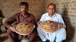 Mitti Ki Karahi  Making a Pottery Cooking Pot on the wheel  Clay Pots  Village Food Secrets [upl. by Hsevahb397]