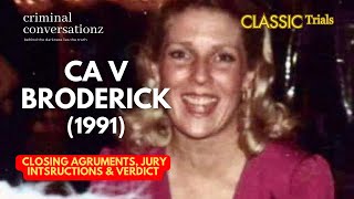 CA V BETTY BRODERICK 1991 via COURT TV –Closing Arguments amp Jury Instructions [upl. by Addam526]