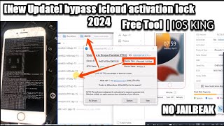 New Update bypass icloud activation lock 2024  free Tool full untethered  iphone locked to owner [upl. by Jolynn]