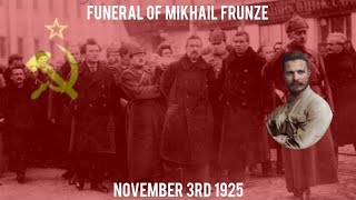 RARE The Internationale  Funeral Of Mikhail Frunze On November 3rd 1925  Похороны Михаила Фрунзе [upl. by Lazarus]