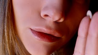 Super Up Close ASMR Face Touching  Whispering amp Hand Movements  Personal Attention  Mouth Sounds [upl. by Cantu]