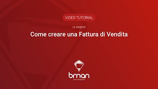 Creare una fattura di vendita [upl. by Meeharb]