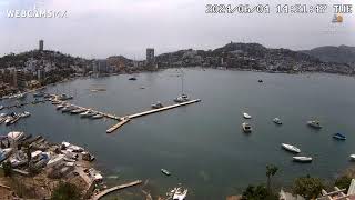 Acapulco Guerrero En Vivo  Vista panorámica de la Marina [upl. by Longfellow]