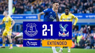 EXTENDED HIGHLIGHTS EVERTON 21 CRYSTAL PALACE [upl. by Sparke]