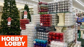 HOBBY LOBBY CHRISTMAS CLEARANCE ORNAMENTS DECORATIONS SHOP WITH ME SHOPPING STORE WALK THROUGH [upl. by Gambrill43]