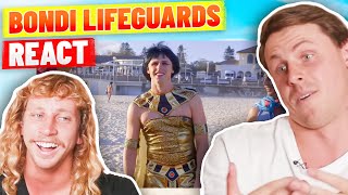 Bondi Lifeguards React  Lifeguards Best Moments w Joel and Jethro from Bondi Rescue [upl. by Anotyad597]