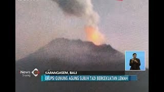 Erupsi Gunung Agung Kedua Pukul 4 Pagi pada 3 Juli Berkekuatan Lemah  iNews Siang 0307 [upl. by Lesoj143]