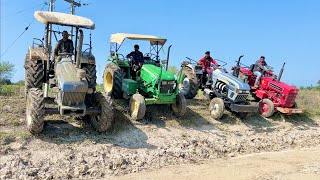 Tractor Jump in Canal  New Holland 3630 4wd  Mahindra 275 Di Xp Plus  Eicher 485  John Deere [upl. by Eihpos810]