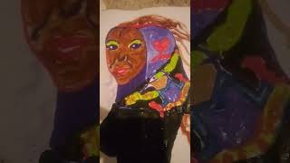 Lart de peindre sans jamais peindre 👁️ inspiration par amour 🤙🏿pas déchec 🤙🏿 [upl. by Atiker]