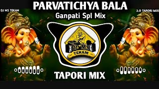 Parvatichya Bala  Ganpati Spl Mix  Tapori Mix  Dj Ms Tekam Remix Song [upl. by Heintz]