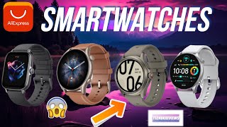 🌐⚡¡TOP 4 Mejores SMARTWATCHES de ALIEXPRESS del 2024😱 [upl. by Salema]