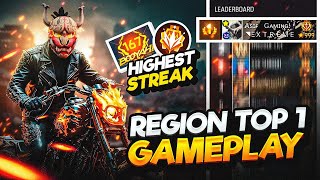 New Season Cs Rank push In Region Top 1 Lobby With Highest Streak Ever 🤯  Garena  Free Fire [upl. by Ecirtel]