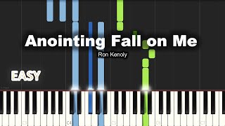 Ron Kenoly  Anointing Fall on Me  EASY PIANO TUTORIAL BY Extreme Midi [upl. by Ynohtnakram891]