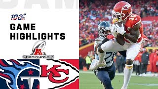 Titans vs Chiefs AFC Championship Highlights  NFL 2019 Playoffs [upl. by Phillida]