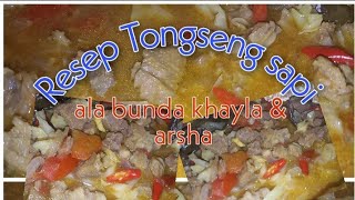 Resep tongseng daging sapi [upl. by Schaab440]