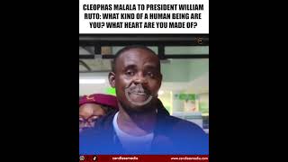 Cleophas Malala to President Ruto What kind of human being are you What are you made of fyp [upl. by Calvinna]